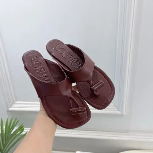 Replica LOEWE Slippers For Women #1462042 $102.00 USD for Wholesale