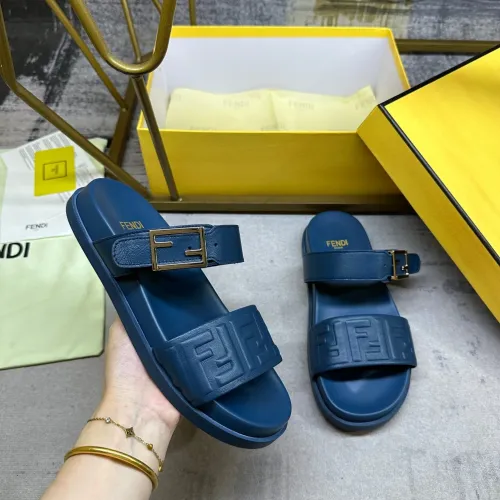 Replica Fendi Slippers For Women #1462069 $82.00 USD for Wholesale