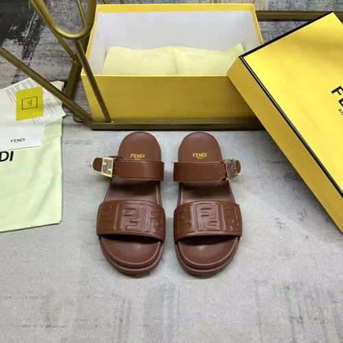 Replica Fendi Slippers For Women #1462070 $82.00 USD for Wholesale