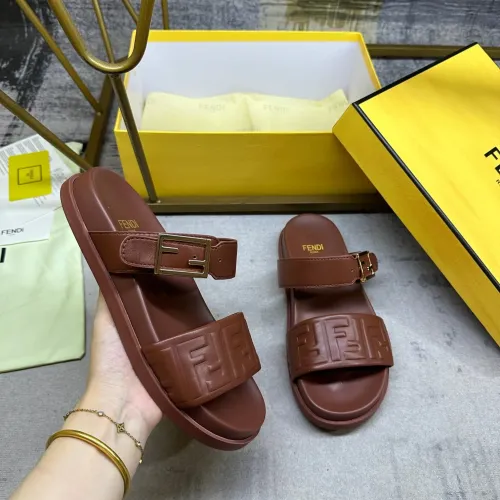 Replica Fendi Slippers For Women #1462070 $82.00 USD for Wholesale
