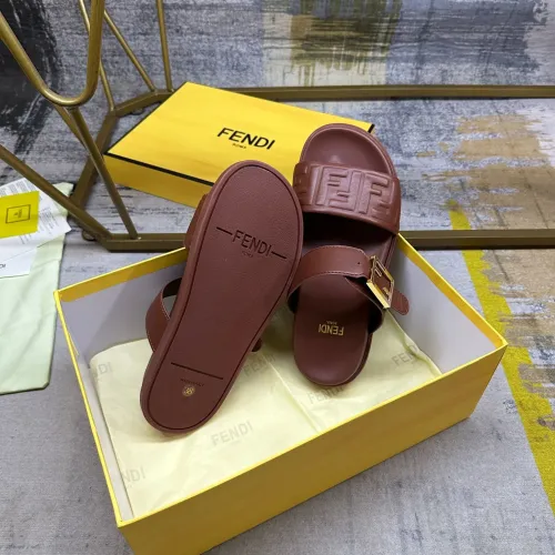 Replica Fendi Slippers For Women #1462070 $82.00 USD for Wholesale
