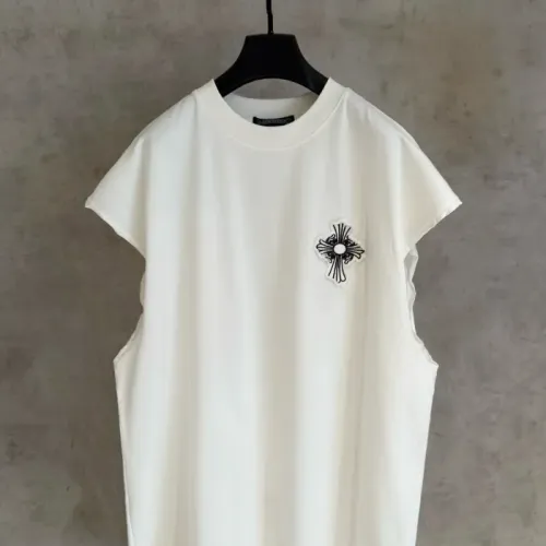 Replica Chrome Hearts T-Shirts Sleeveless For Men #1462087 $41.00 USD for Wholesale