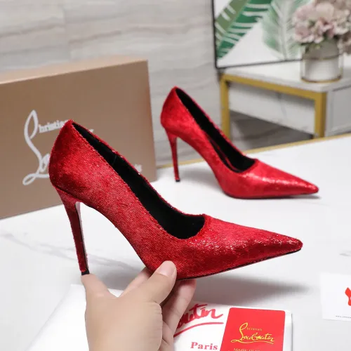 Replica Christian Louboutin High-heeled shoes For Women #1462174 $112.00 USD for Wholesale