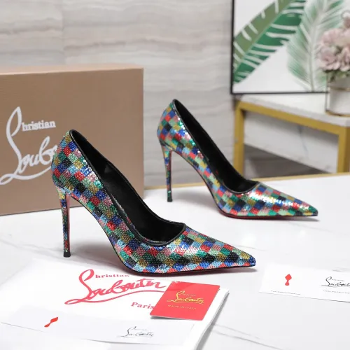 Replica Christian Louboutin High-heeled shoes For Women #1462177 $112.00 USD for Wholesale