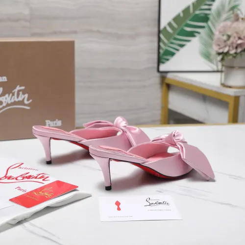 Replica Christian Louboutin CL Slippers For Women #1462202 $108.00 USD for Wholesale