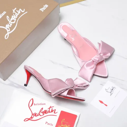 Replica Christian Louboutin CL Slippers For Women #1462202 $108.00 USD for Wholesale