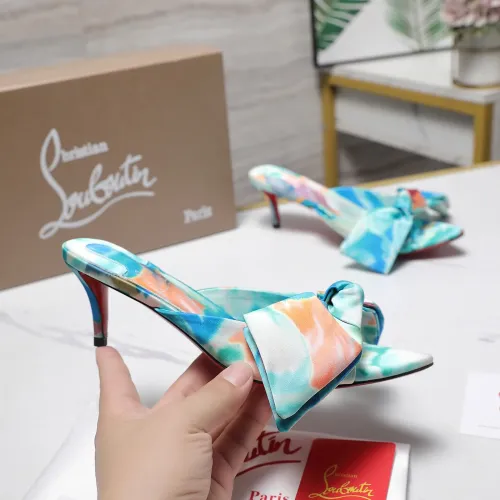Replica Christian Louboutin CL Slippers For Women #1462203 $108.00 USD for Wholesale