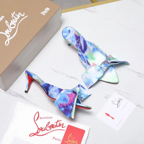Replica Christian Louboutin CL Slippers For Women #1462204 $108.00 USD for Wholesale