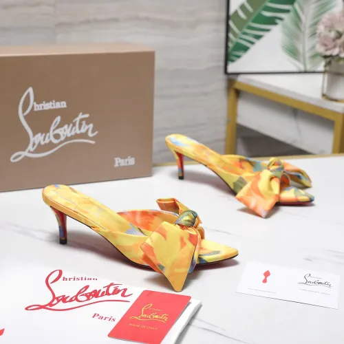 Replica Christian Louboutin CL Slippers For Women #1462206 $108.00 USD for Wholesale