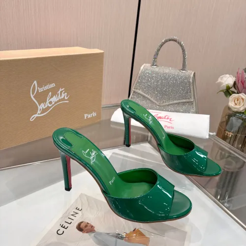 Replica Christian Louboutin CL Slippers For Women #1462212 $76.00 USD for Wholesale