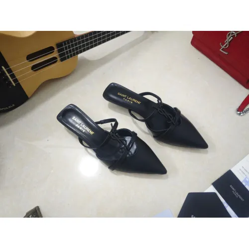 Replica Yves Saint Laurent YSL Slippers For Women #1462236 $100.00 USD for Wholesale