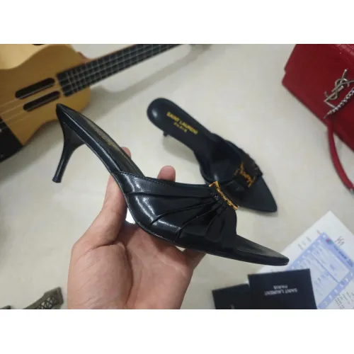 Replica Yves Saint Laurent YSL Slippers For Women #1462242 $98.00 USD for Wholesale