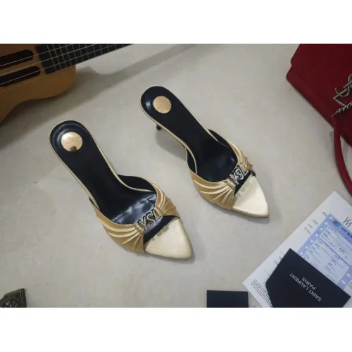Replica Yves Saint Laurent YSL Slippers For Women #1462244 $98.00 USD for Wholesale