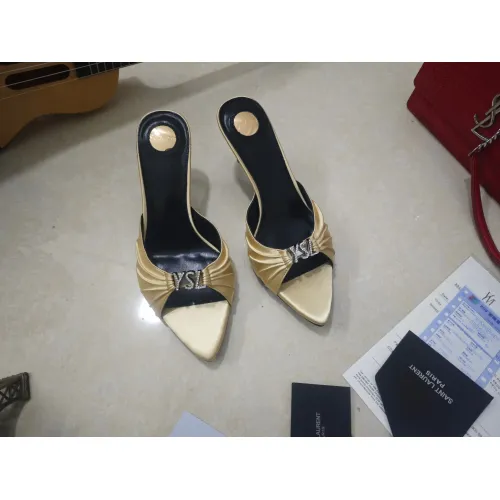 Replica Yves Saint Laurent YSL Slippers For Women #1462244 $98.00 USD for Wholesale