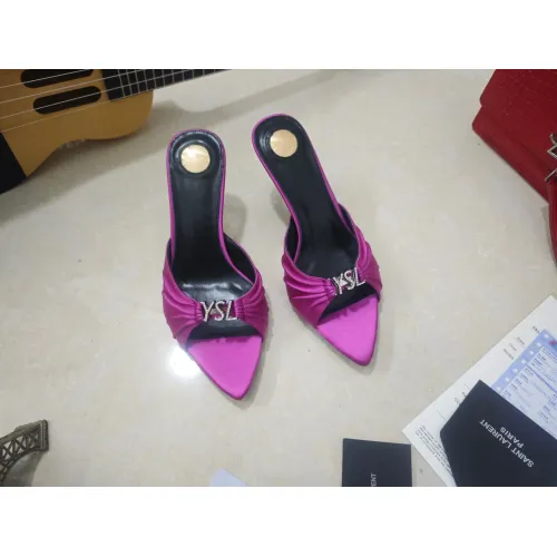 Replica Yves Saint Laurent YSL Slippers For Women #1462245 $98.00 USD for Wholesale