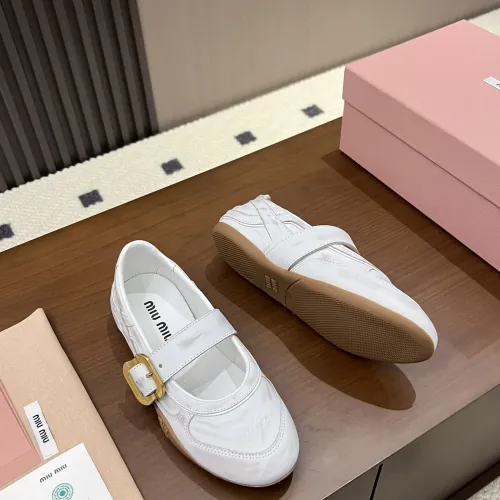 Replica MIU MIU Flat Shoes For Women #1462306 $100.00 USD for Wholesale