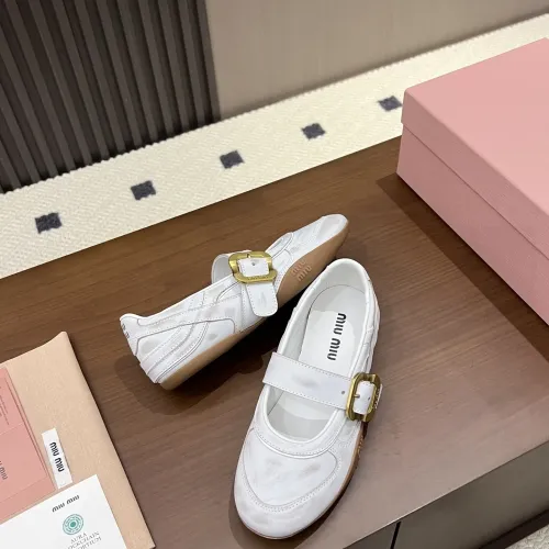 Replica MIU MIU Flat Shoes For Women #1462306 $100.00 USD for Wholesale