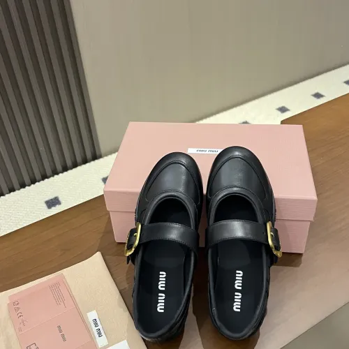 Replica MIU MIU Flat Shoes For Women #1462308 $100.00 USD for Wholesale