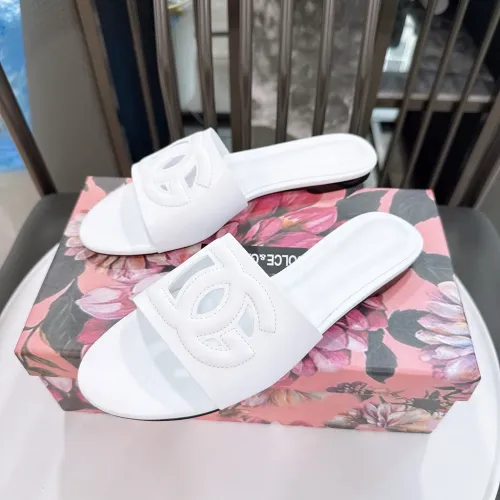 Replica Dolce & Gabbana D&G Slippers For Women #1462325 $64.00 USD for Wholesale