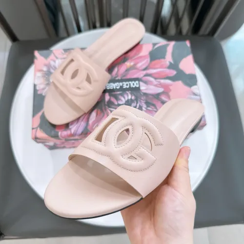 Replica Dolce & Gabbana D&G Slippers For Women #1462326 $64.00 USD for Wholesale