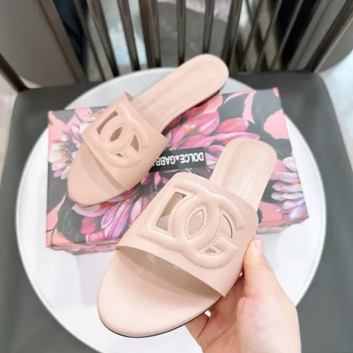 Replica Dolce & Gabbana D&G Slippers For Women #1462326 $64.00 USD for Wholesale