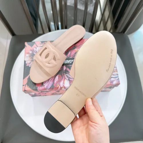 Replica Dolce & Gabbana D&G Slippers For Women #1462326 $64.00 USD for Wholesale
