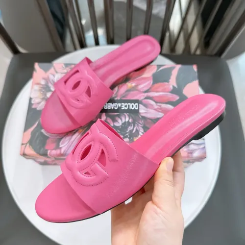Dolce &amp; Gabbana D&amp;G Slippers For Women #1462327 $64.00 USD, Wholesale Replica Dolce &amp; Gabbana D&amp;G Slippers