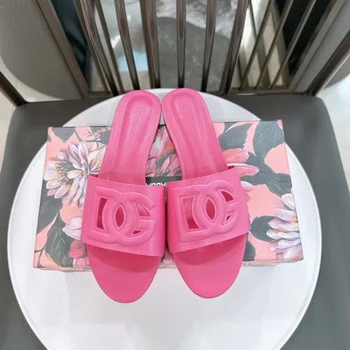 Replica Dolce & Gabbana D&G Slippers For Women #1462327 $64.00 USD for Wholesale