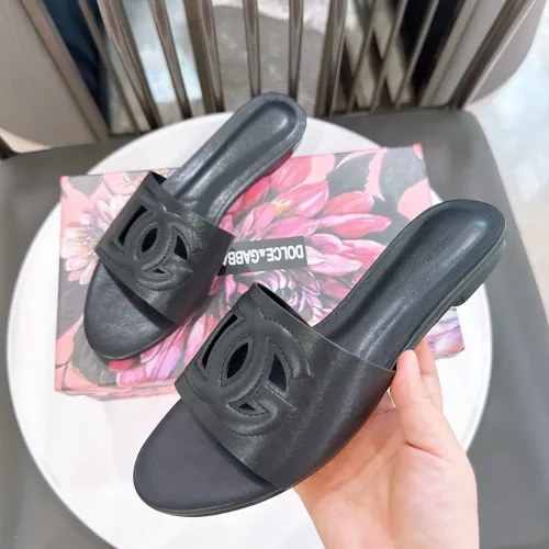 Dolce &amp; Gabbana D&amp;G Slippers For Women #1462329 $64.00 USD, Wholesale Replica Dolce &amp; Gabbana D&amp;G Slippers