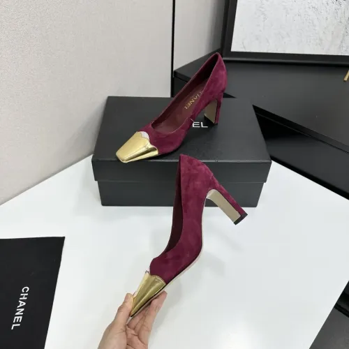 Replica Chanel High-Heeled Shoes For Women #1462556 $105.00 USD for Wholesale