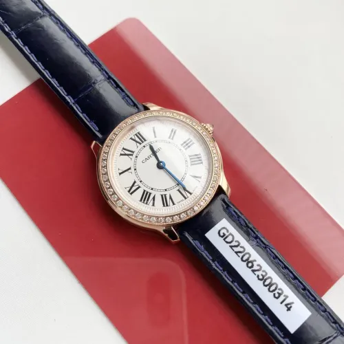 Replica Cartier AAA Quality Watches In Gold For Women #1462595 $423.14 USD for Wholesale