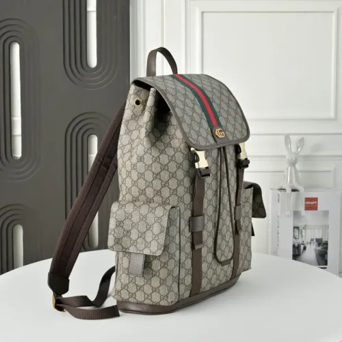 Replica Gucci AAA Man Backpacks #1462763 $98.00 USD for Wholesale