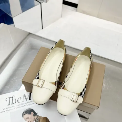 Replica Burberry Flat Shoes For Women #1462844 $85.00 USD for Wholesale