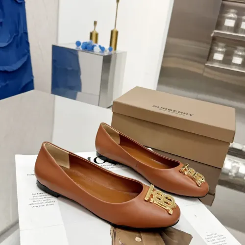 Replica Burberry Flat Shoes For Women #1462850 $85.00 USD for Wholesale