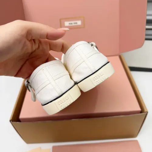 Replica MIU MIU Flat Shoes For Women #1462871 $85.00 USD for Wholesale
