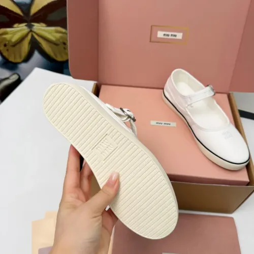 Replica MIU MIU Flat Shoes For Women #1462871 $85.00 USD for Wholesale