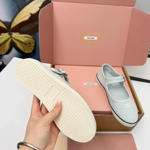 Replica MIU MIU Flat Shoes For Women #1462872 $85.00 USD for Wholesale