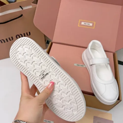 Replica MIU MIU Flat Shoes For Women #1462892 $92.00 USD for Wholesale