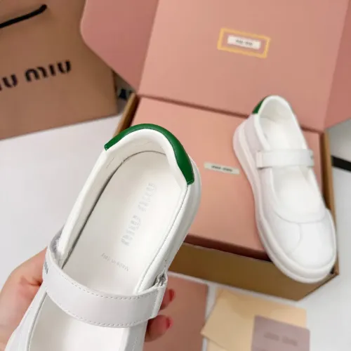 Replica MIU MIU Flat Shoes For Women #1462895 $92.00 USD for Wholesale