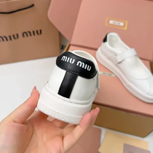 Replica MIU MIU Flat Shoes For Women #1462897 $92.00 USD for Wholesale