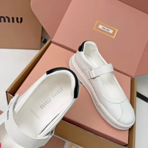 Replica MIU MIU Flat Shoes For Women #1462897 $92.00 USD for Wholesale