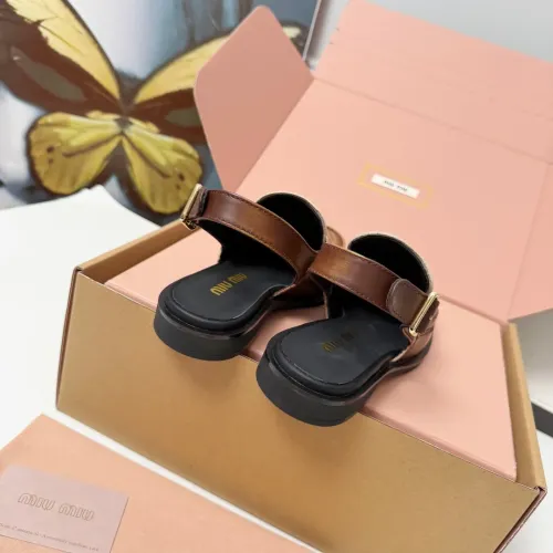 Replica MIU MIU Sandal For Women #1462901 $100.00 USD for Wholesale