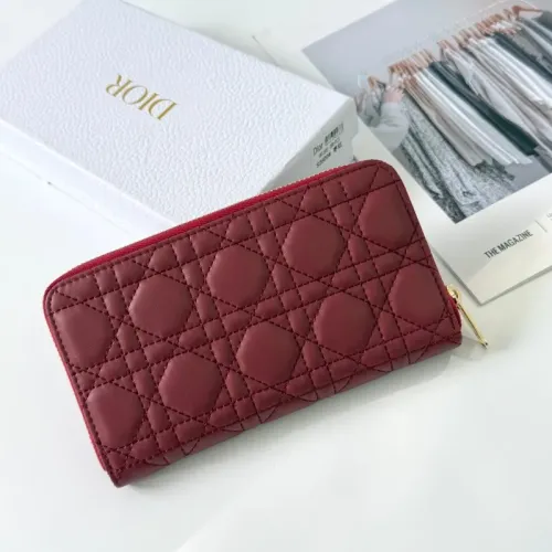 Replica Christian Dior Wallets #1463081 $45.00 USD for Wholesale