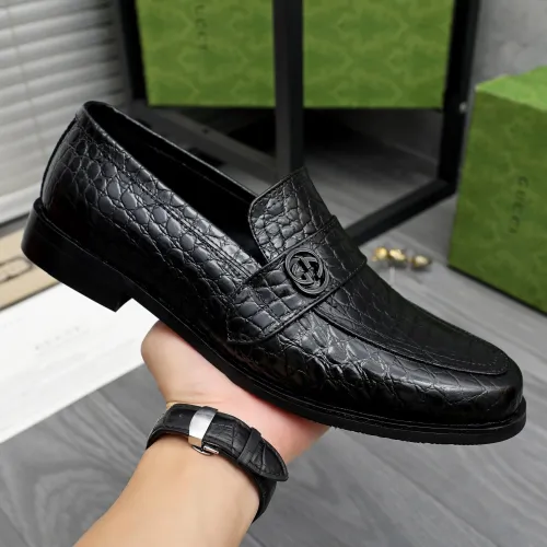 Replica Gucci Oxfords Shoes For Men #1463194 $85.00 USD for Wholesale