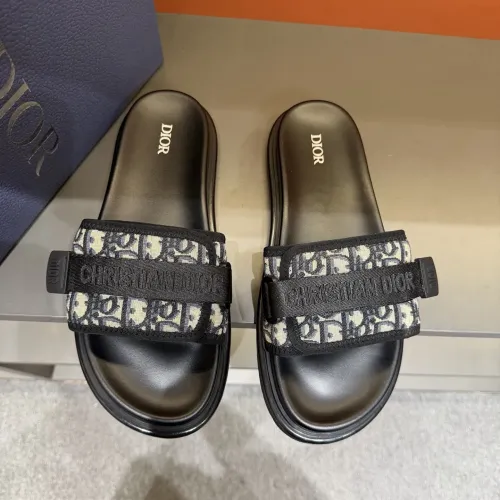 Replica Christian Dior Slippers For Men #1463204 $52.00 USD for Wholesale