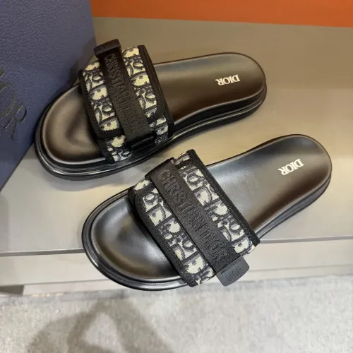 Replica Christian Dior Slippers For Men #1463204 $52.00 USD for Wholesale