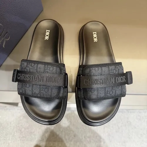 Replica Christian Dior Slippers For Men #1463205 $52.00 USD for Wholesale