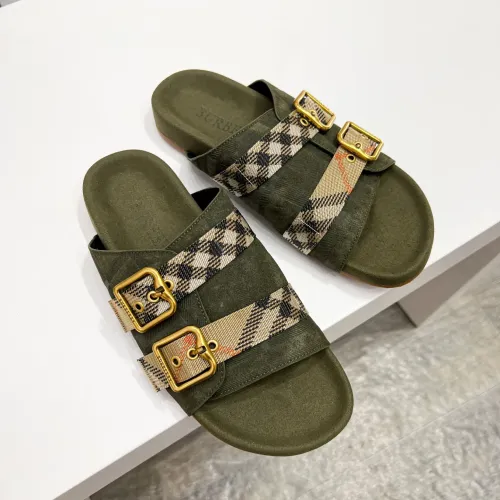 Burberry Slippers For Men #1463214 $64.00 USD, Wholesale Replica Burberry Slippers
