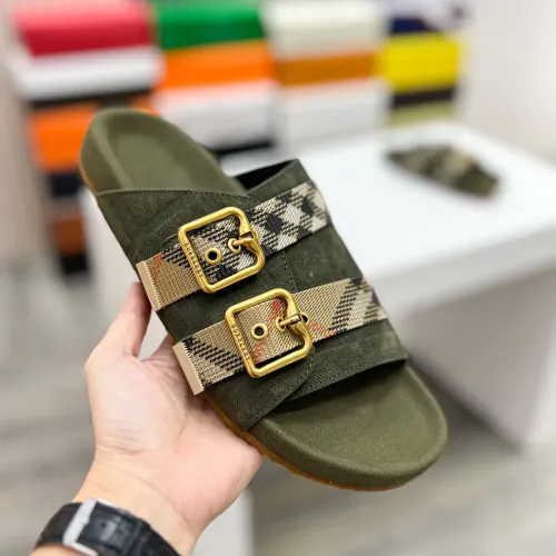 Replica Burberry Slippers For Men #1463214 $64.00 USD for Wholesale
