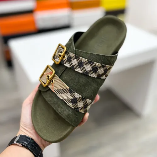 Replica Burberry Slippers For Men #1463214 $64.00 USD for Wholesale